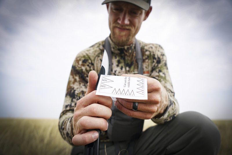 Dan Pickar notching out Tag
