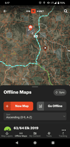 onX Hunt Streaming Offline Maps