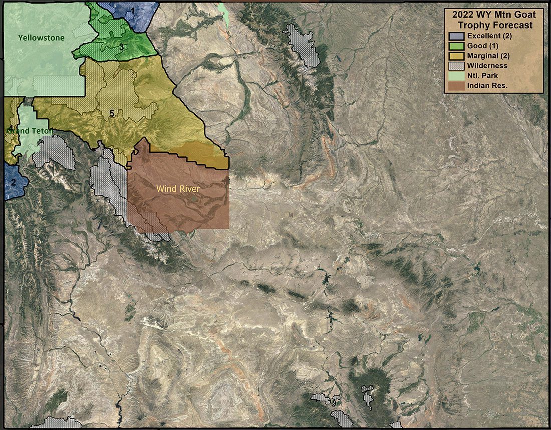 2022 WY Mtn Goat Trophy Forecast