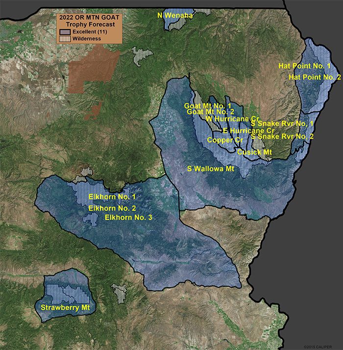 2022 OR Mtn Goat Trophy Forecast
