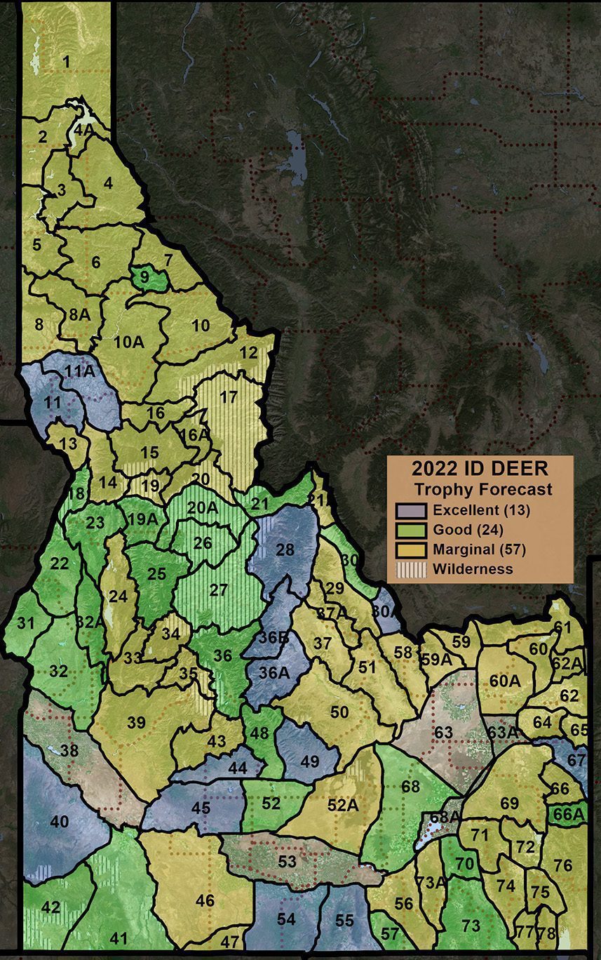 2022 ID Deer Trophy Forecast