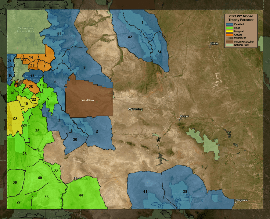 2023 WY Moose Trophy Forecast