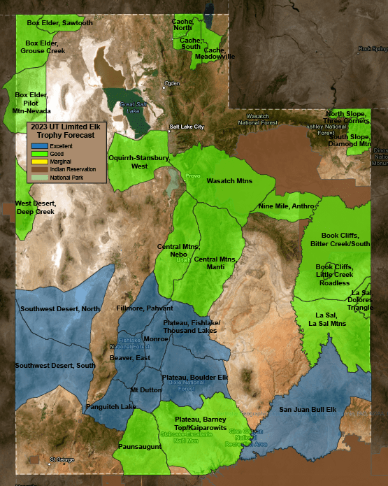 Utah Elk Trophy Forecast