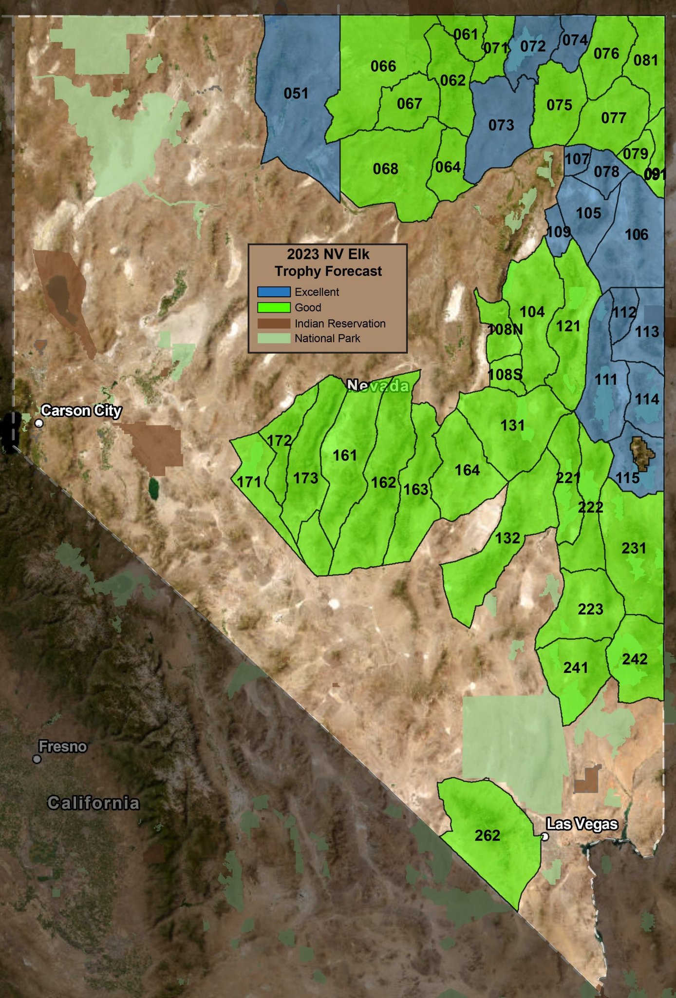 2023 NV Elk Trophy Forecast