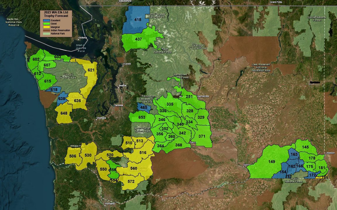 2023 WA Elk Ltd Entry Map