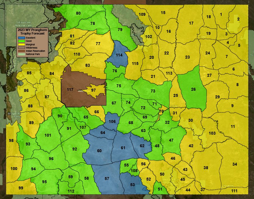 WY Pronghorn Trophy Forecast