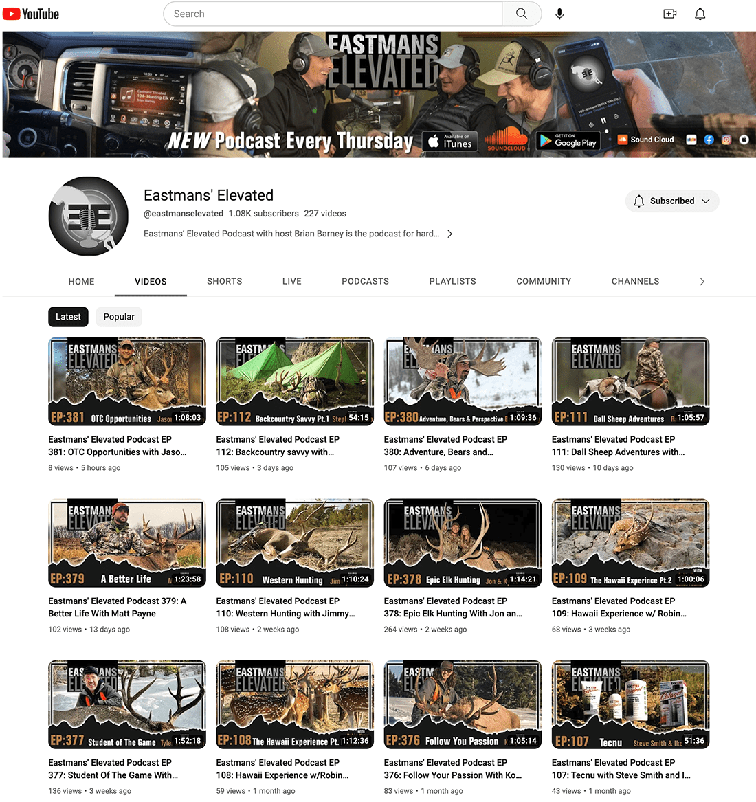 Eastmans'ElevatedYouTube_Screenshot