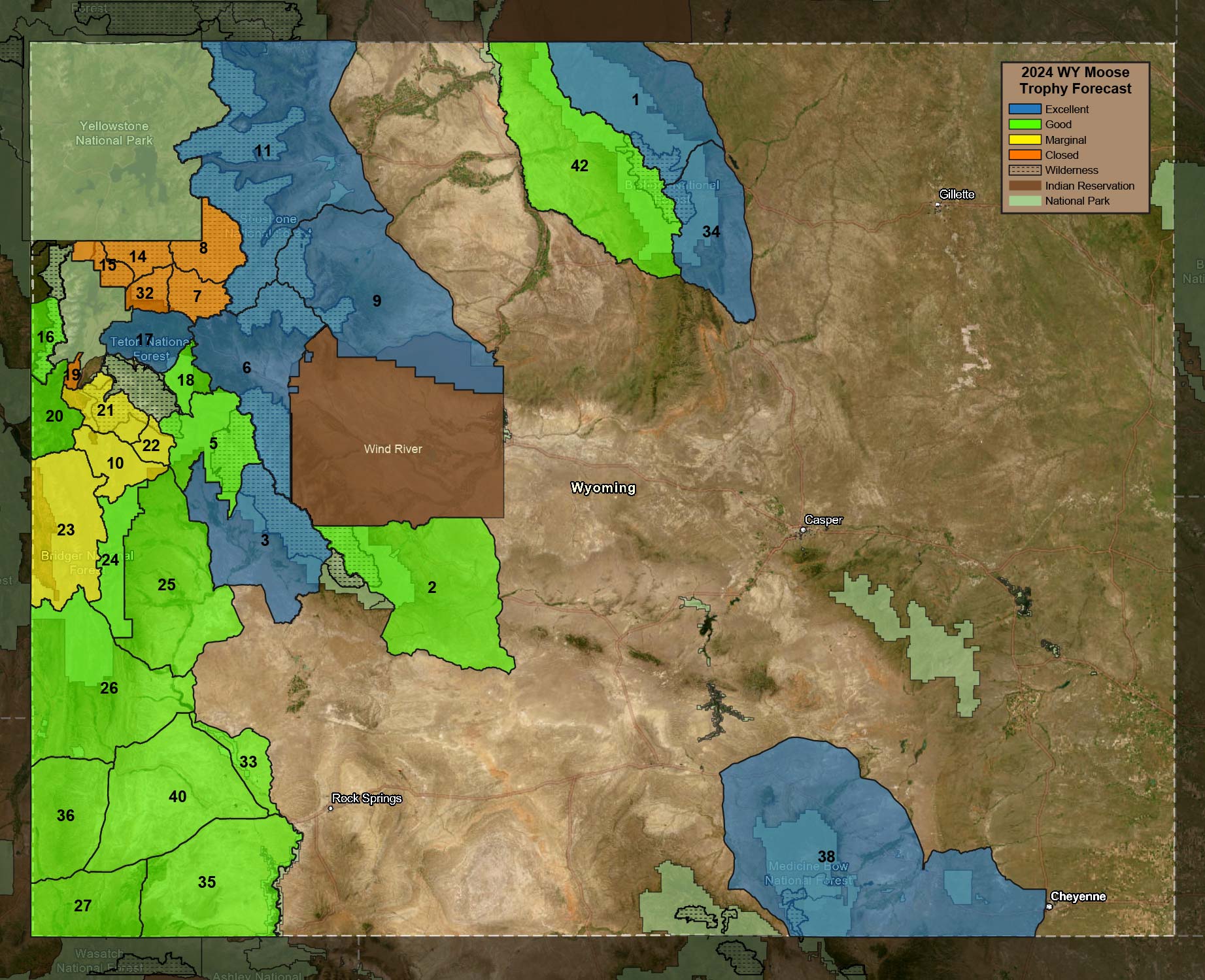 2024 WY Moose Trophy Forecast