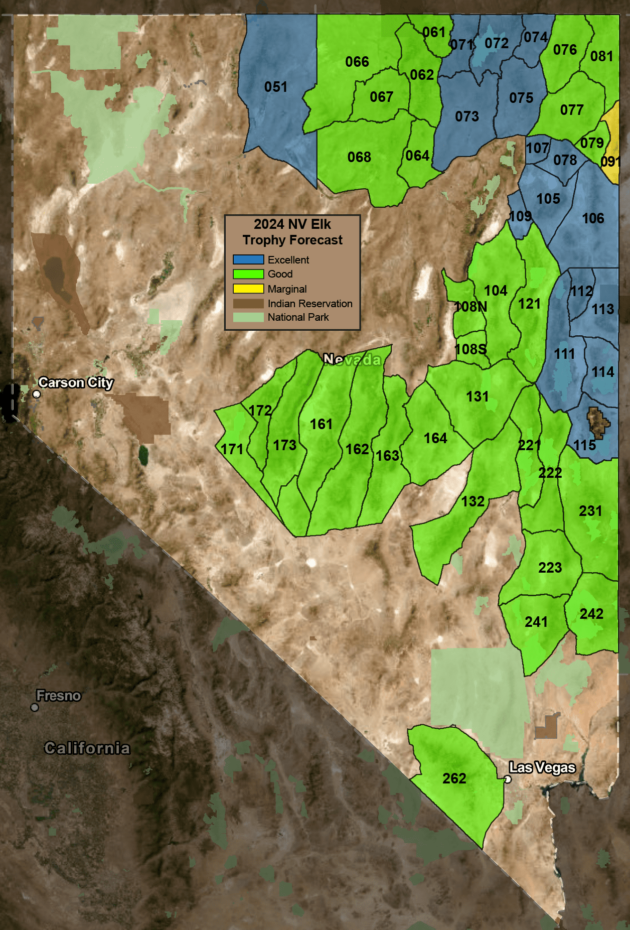 2024 NV Elk Trophy Forecast