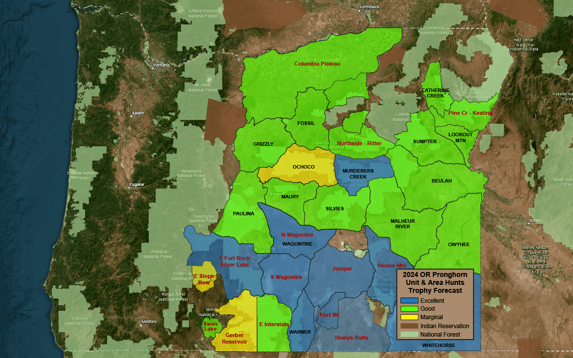 2024 OR Pronghorn Ltd Units Areas