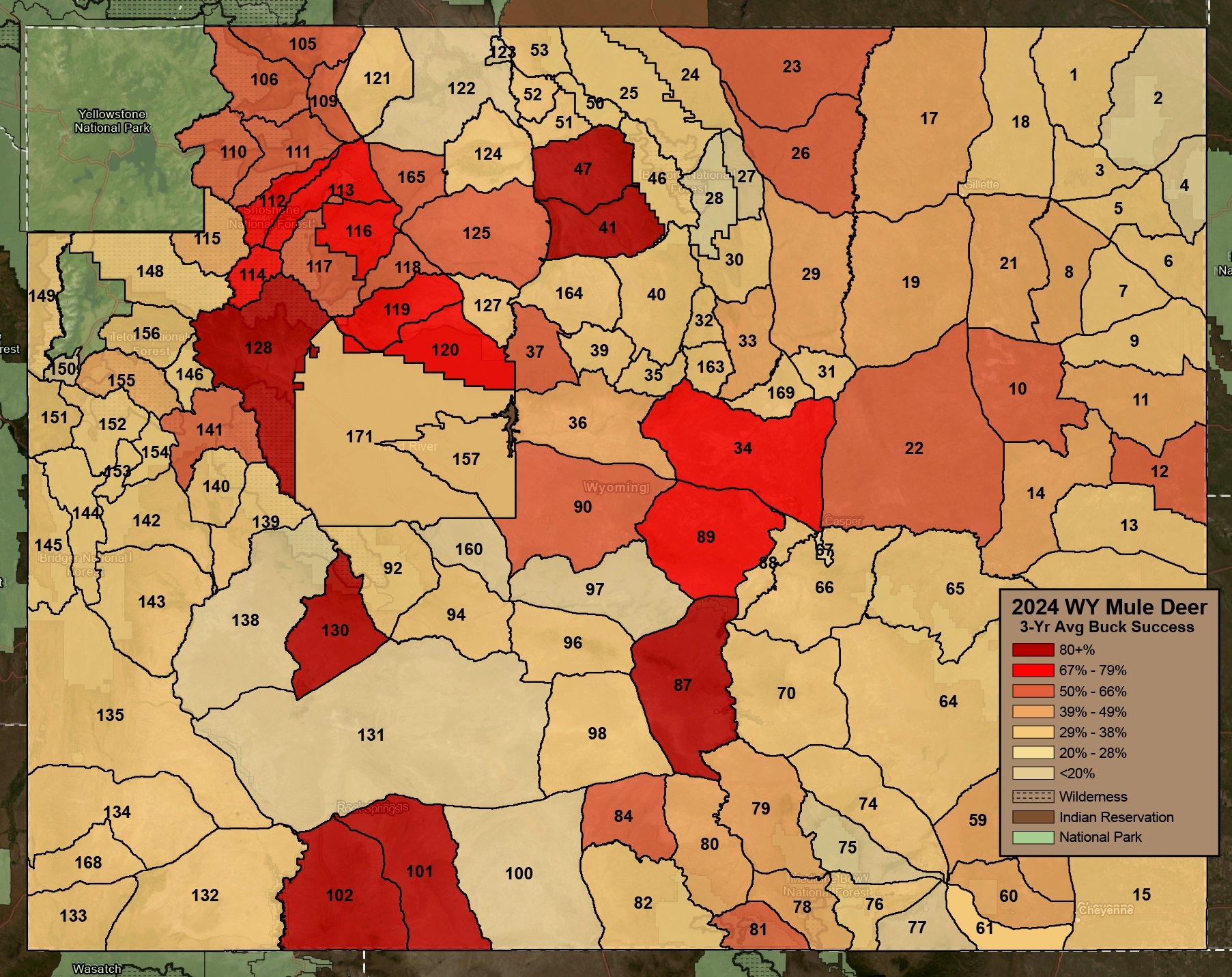 WY Deer 3-yr Avg