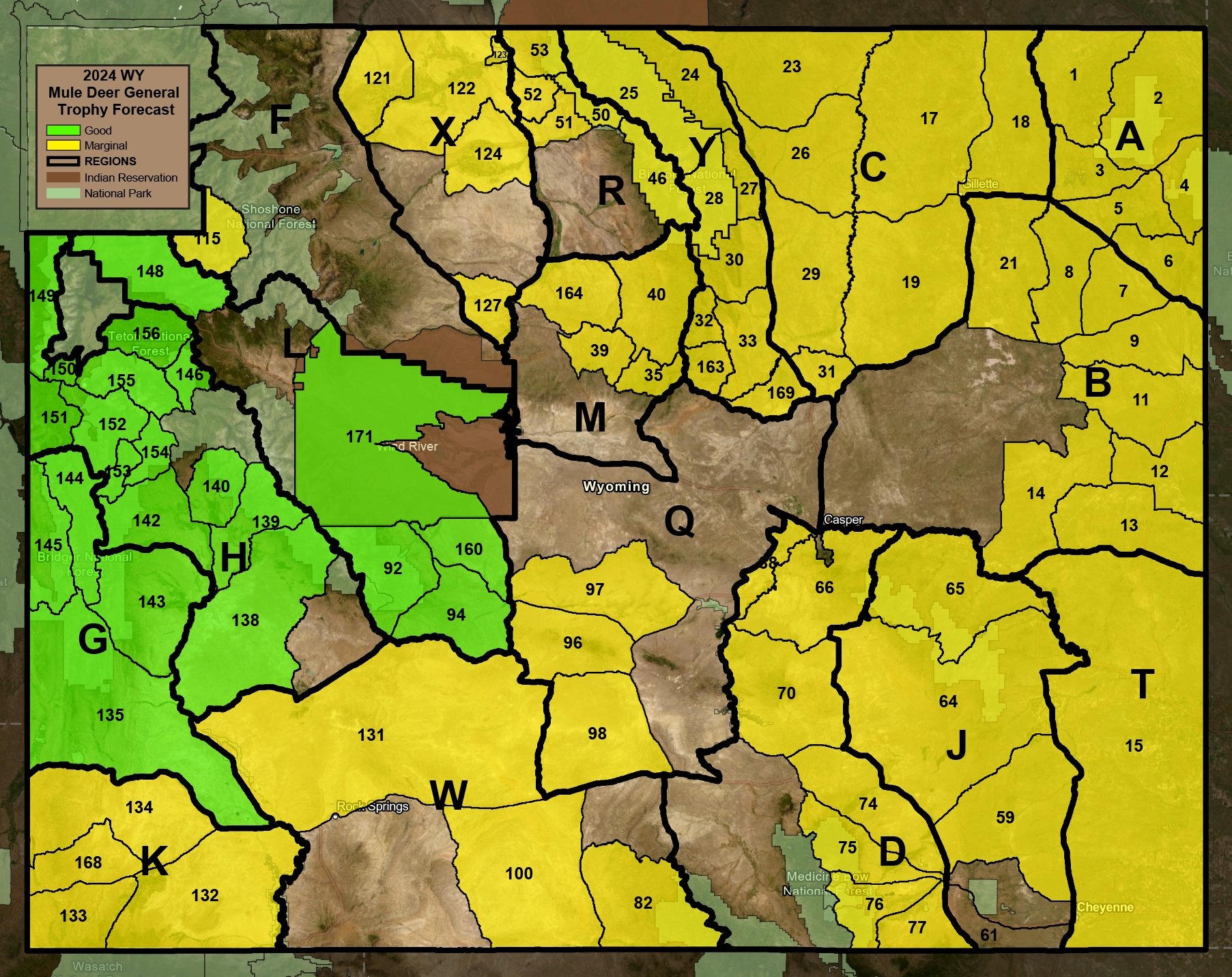 WY Deer Trophy Forecast_General