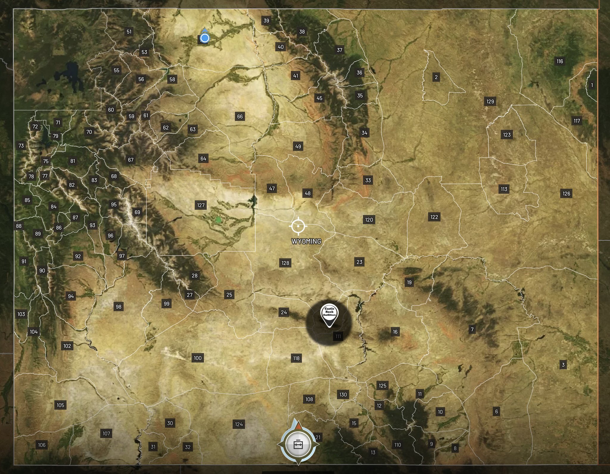 Castle Rock Outfitters_Map
