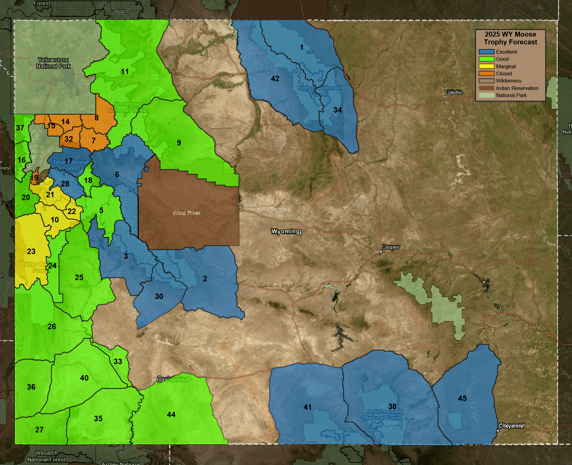 2025 WY Moose Trophy Forecast