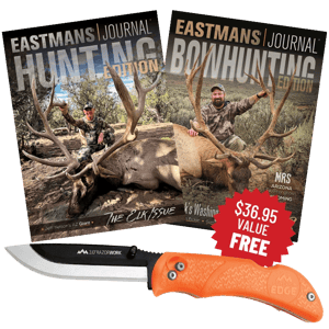 Eastmans' Web 25 Print Offer - Free Knife - Hunting & Bowhunting Journal - 12 Issues Combo