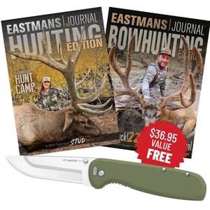 Eastmans Web 25 Print Offer - Free Knife - Hunting & Bowhunting Journal - 12 Issues Combo
