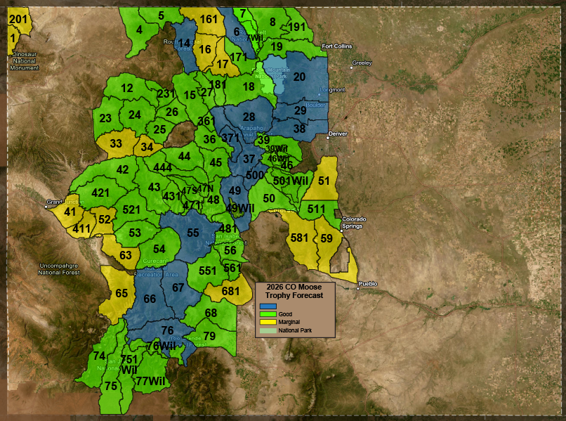 2026 CO Moose Trophy Forecast