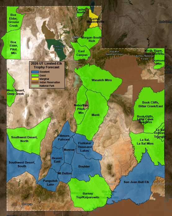 2026 Utah Elk Trophy Forecast