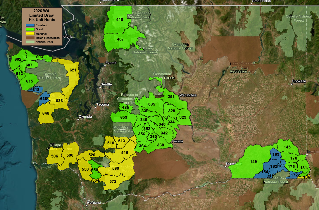 2026 WA Elk Ltd Entry Map