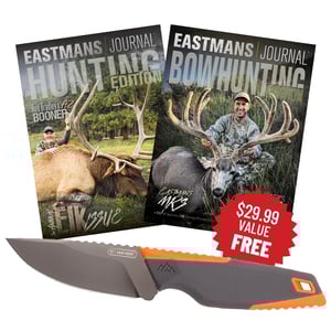 Eastmans Print Magazine Yearly 2026 - Free Knife - Hunting & Bowhunting Magazine - 12 Issues Combo