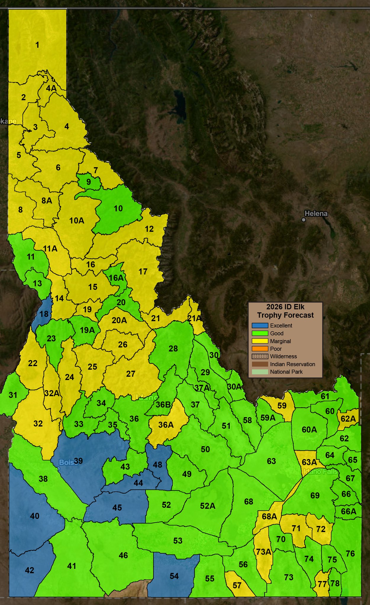 2026 ID Elk Trophy Forecast