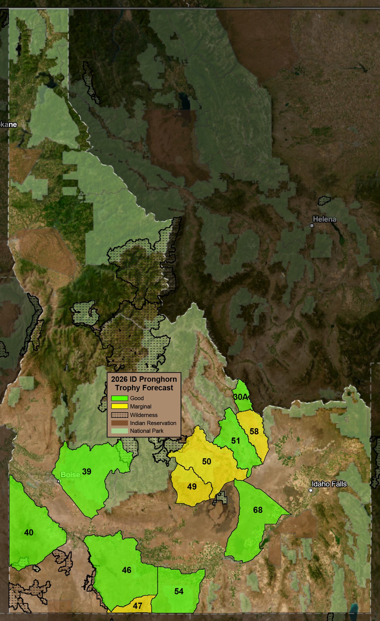 2026 ID Pronghorn Trophy Forecast