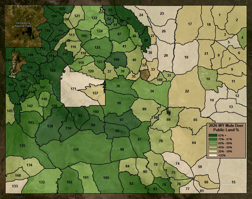 2026_WY Mule Deer Public Land %