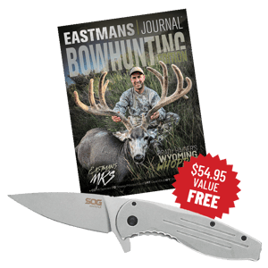 Eastmans Print Magazine Yearly 2026 - Free SOG Knife - Bowhunting Magazine - 6 Issues