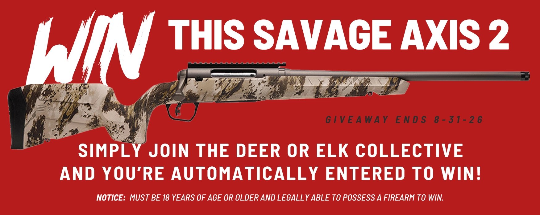 Win this Savage Axis 2 Eastmans Collectives copy