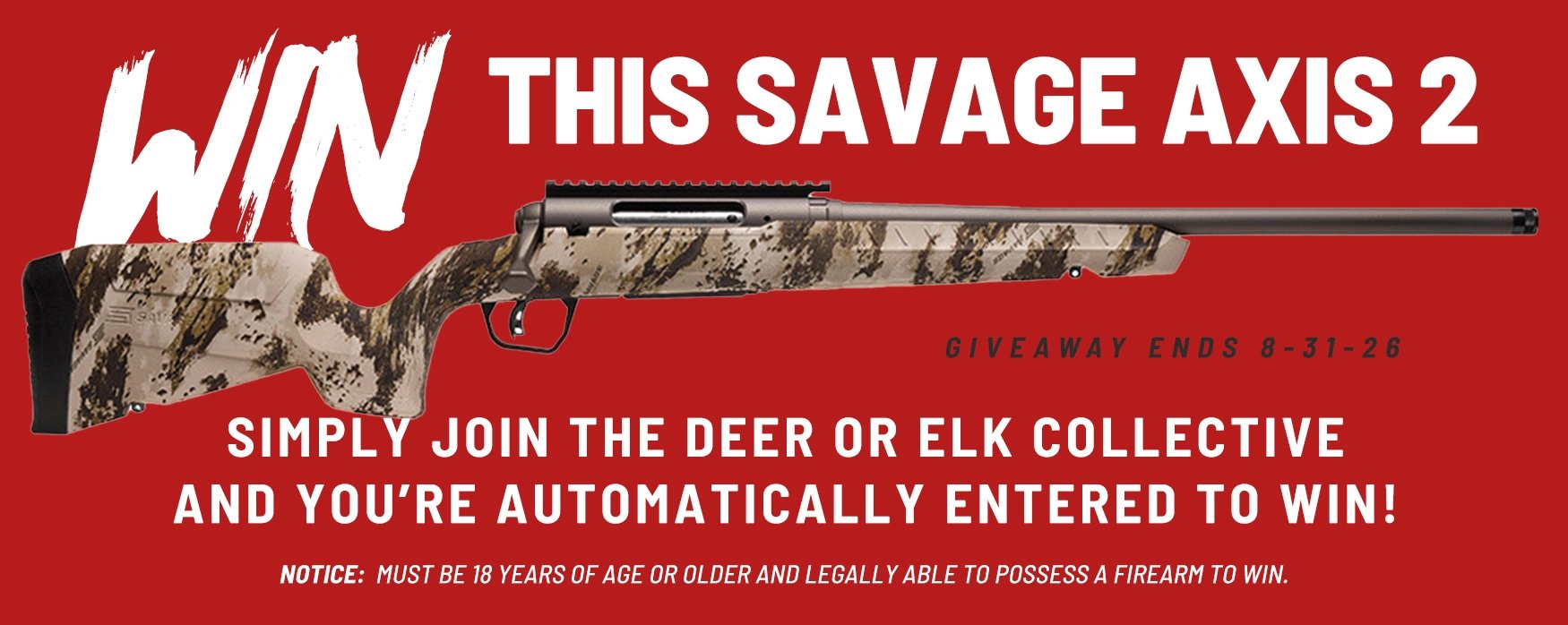 Win this Savage Axis 2 Eastmans Collectives copy