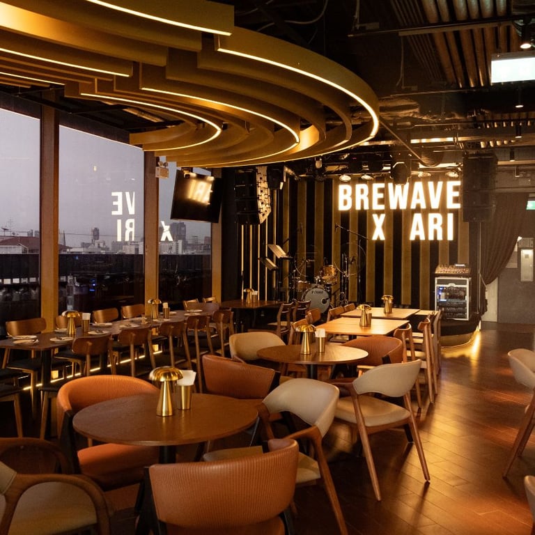 nightlife restaurant content shoot in Bangkok — Brewave Ari