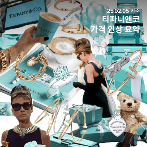[2025 브랜드 인상소식] 티파니앤코(Tiffany&Co.)