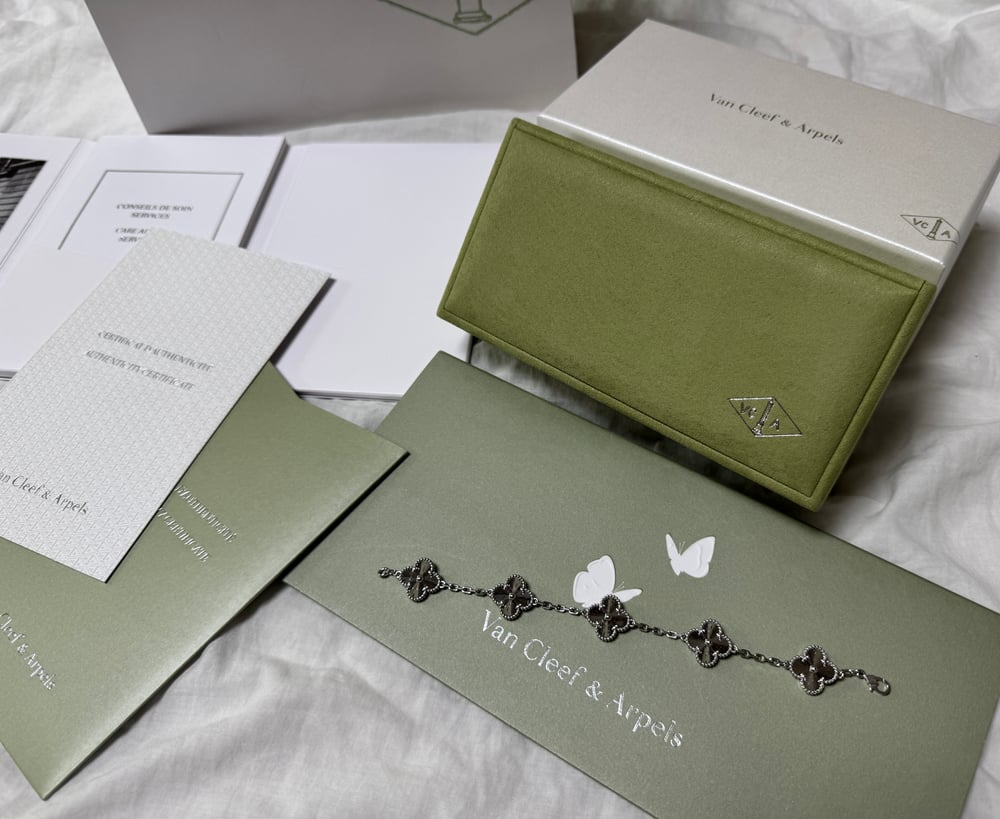 반클리프 아펠 알함브라 기요세 5모티브 브레이슬릿 - 팔찌