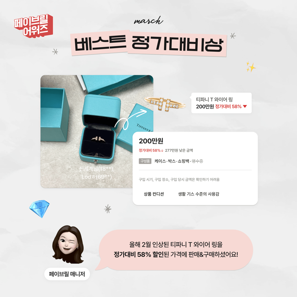 [MARCH] 페이브릴 어워즈 수상 발표 🏆