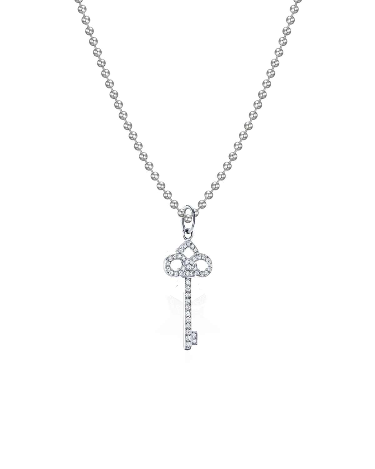 티파니 키 플뢰르 드 리스 네크리스