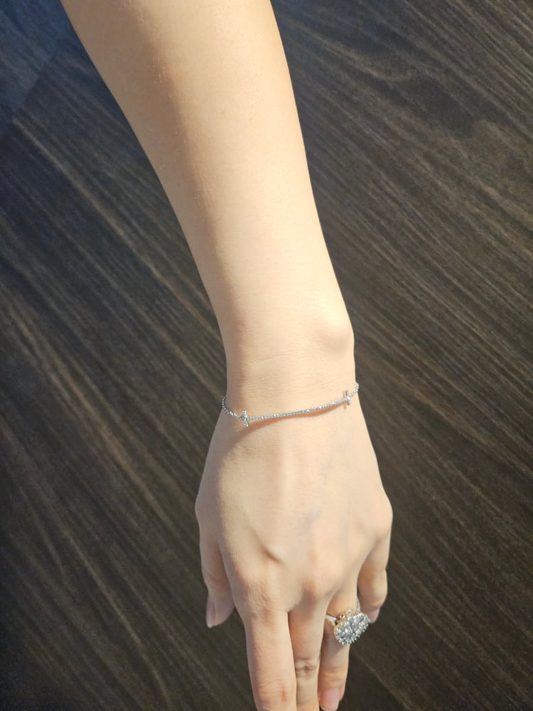 너무 예쁜 티파니 T스마일 브레이슬릿