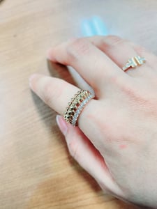 반지구매라 사이즈가 엄청 걱정됐었어요.