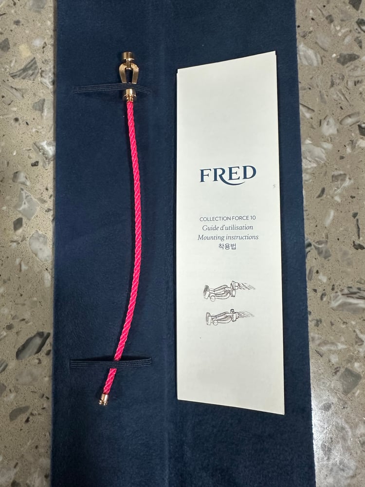 프레드 포스텐 네온핑크 브레이슬릿