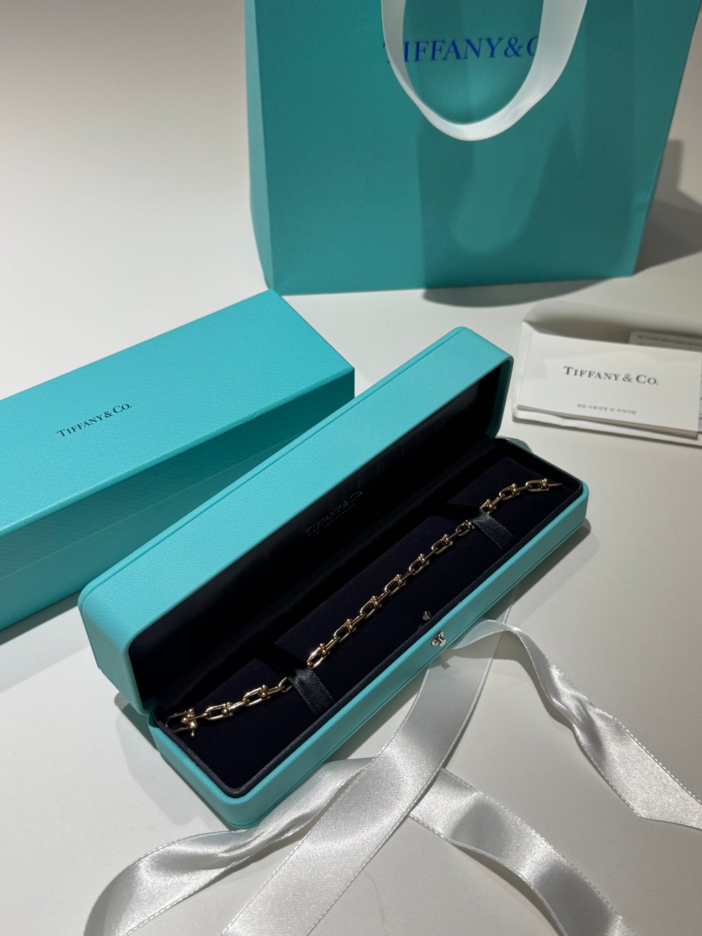 티파니 하드웨어 링크 브레이슬릿 - 팔찌