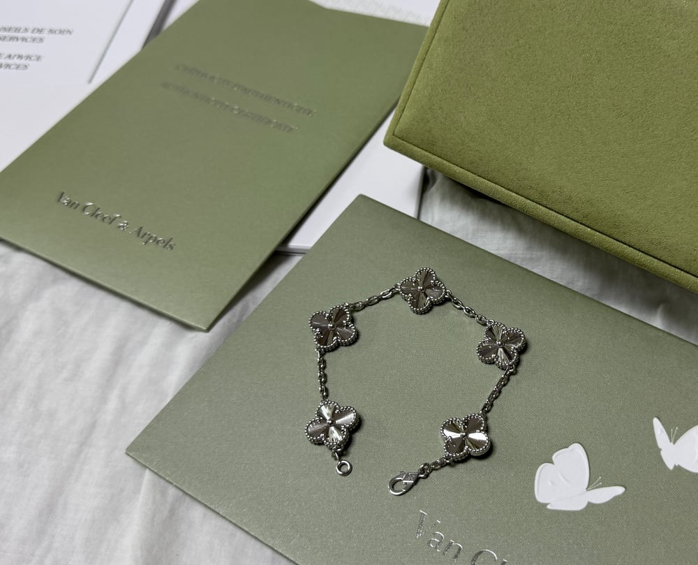 반클리프 아펠 알함브라 기요세 5모티브 브레이슬릿 - 팔찌