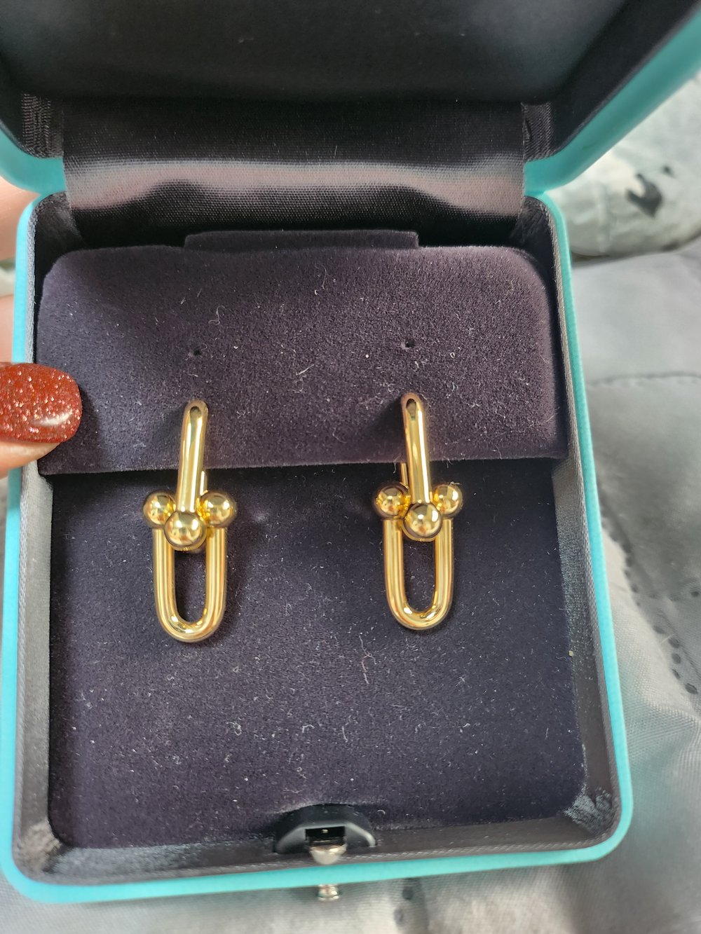 티파니 하드웨어 링크 이어링 - 귀걸이