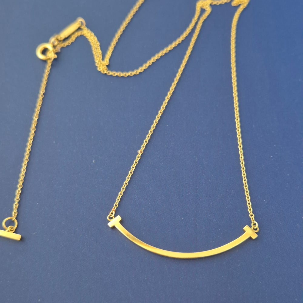 티파니 T 스마일 네크리스