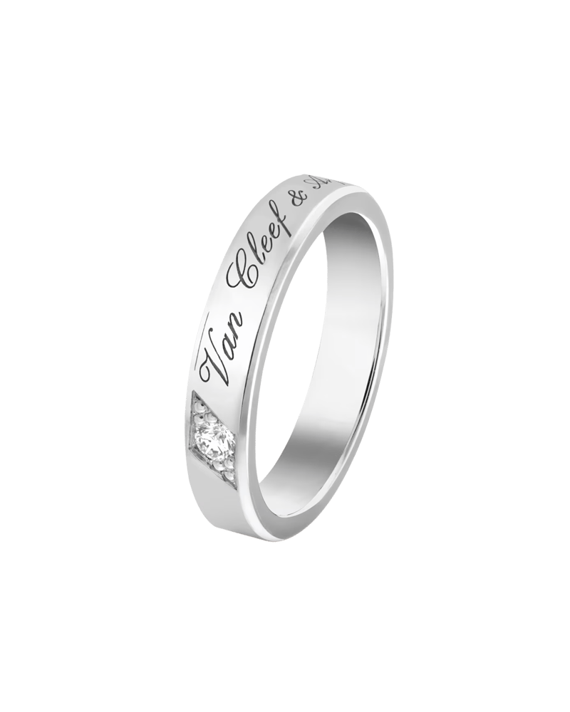반클리프 아펠 뚜쥬르 시그니처 에또왈 웨딩 밴드 4mm 링