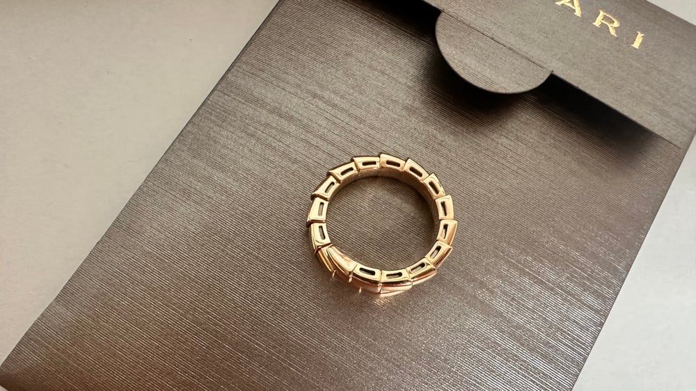 불가리 세르펜티 바이퍼 링