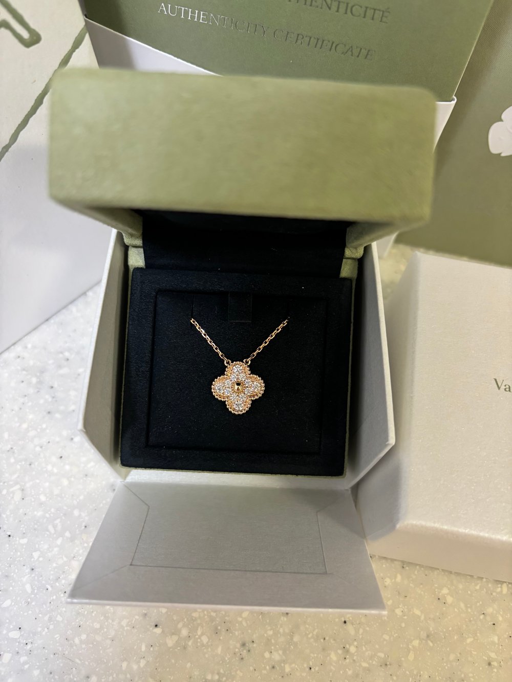 반클리프 아펠 알함브라 다이아 네크리스 - 목걸이