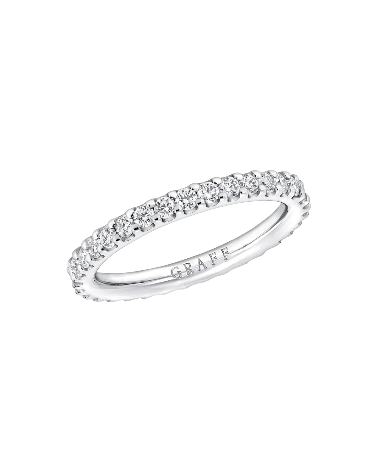 그라프 라운드 웨딩 밴드 링