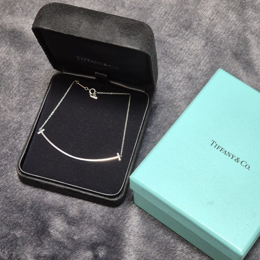 티파니 T 스마일 네크리스 - 목걸이