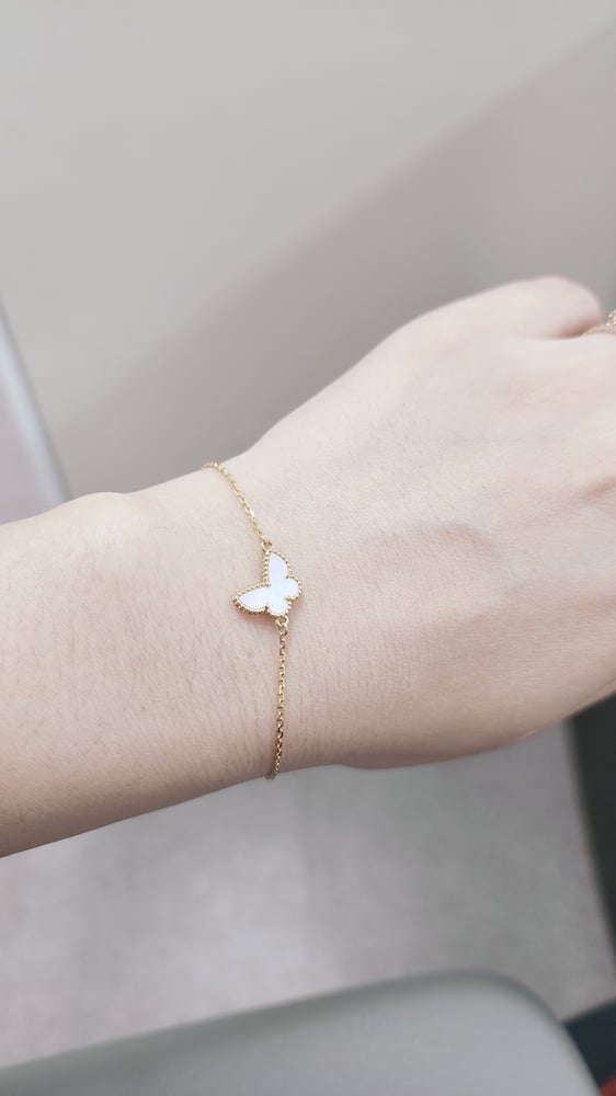 반클리프 앤 아펠 버터플라이 팔찌- 마더오브 펄