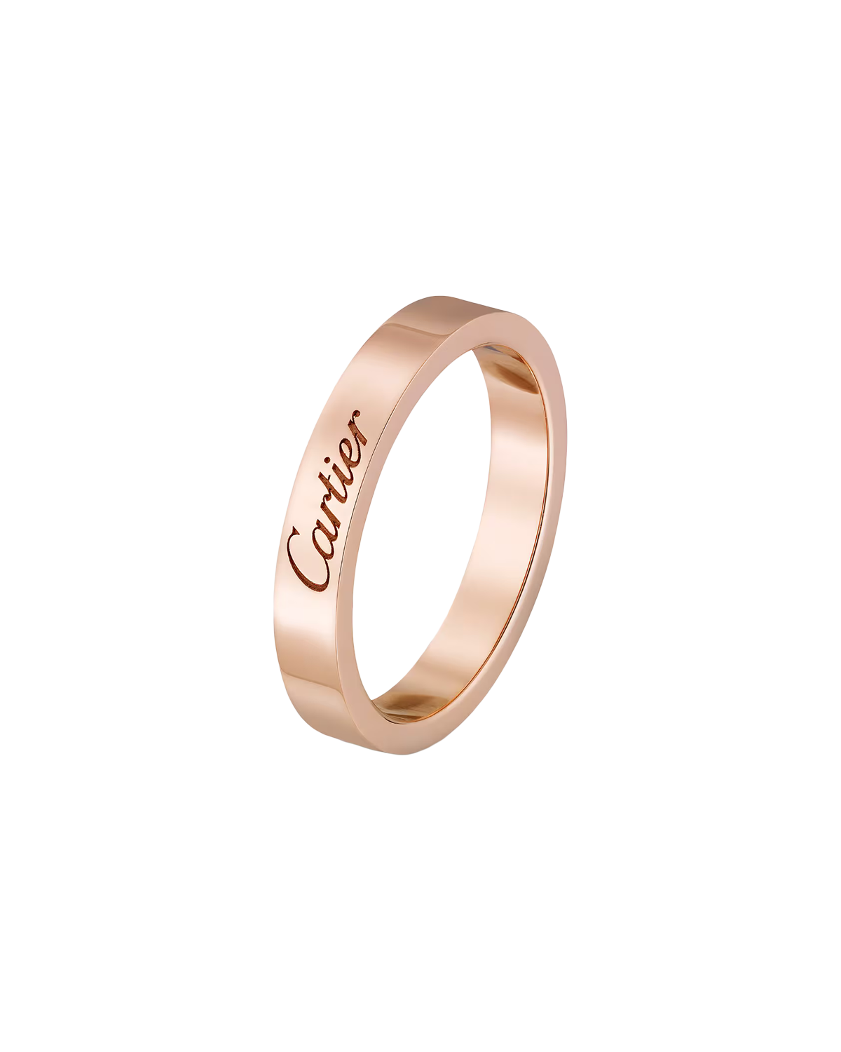 까르띠에 C 드 웨딩 밴드 링