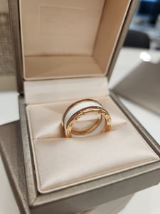 불가리 비 제로 원 2밴드 링